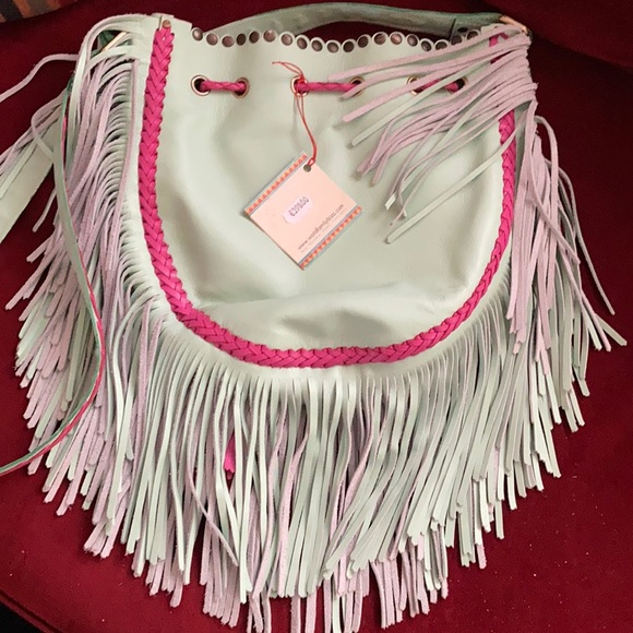 World family Ibiza ALOK bag in sea foam green - Picture 6 of 8